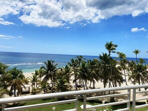 Vue sur la plage/l’océan