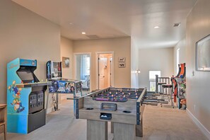 Game Room | Foosball Table | Star Wars Pinball Machine | 2 Arcade Cabinets