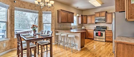Fort Collins Vacation Rental | 2BR | 2.5BA | 1,760 Sq Ft | Steps Required
