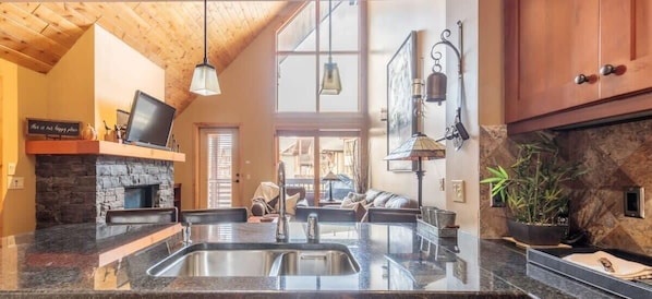 Almost worth doing the dishes for this view!
