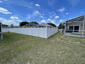 Enclosed Back Yard