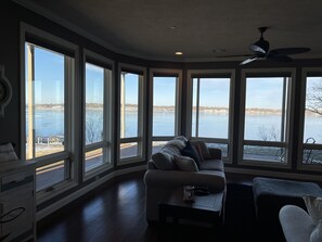 Beautiful view of East Lake from the living room