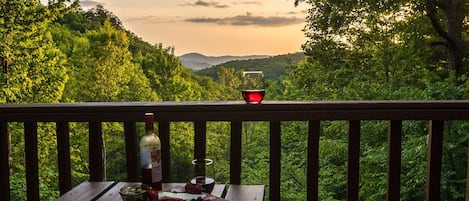 "The adults enjoyed catching up on the deck watching the sunset over the mountains." Curt P VRBO review 6/22