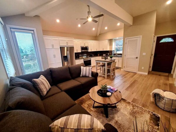 High ceilings and lovely ambience