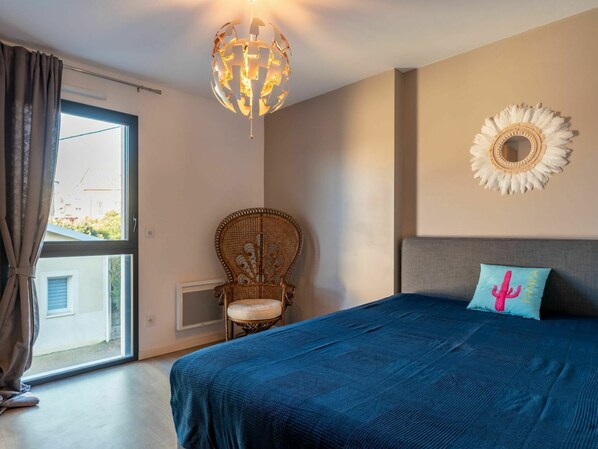 Furniture, Building, Property, Comfort, Blue, Wood, Azure, Lighting, Window, House