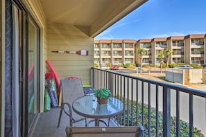 Balcony | 1st-Floor Condo