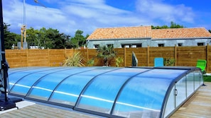 Vue sur piscine