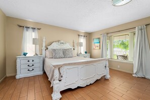 Romantic first floor king master bedroom