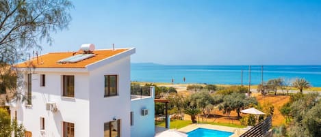 Beautiful villa with private pool, terrace, and garden with panoramic sea views