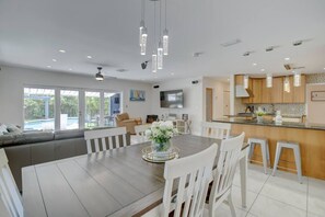 "Dinner parties with a touch of grandeur: This dining room is where culinary delights meet design dreams."