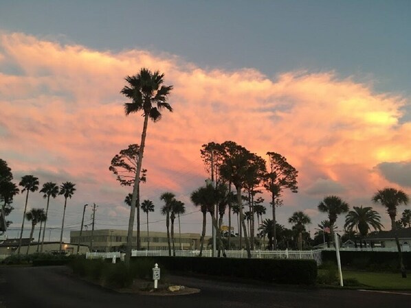 Sunset at Emerald Pointe Resort.