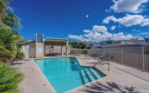 Community pool (not heated in Jan-Feb) and spa