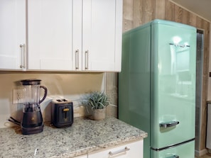 A blast from the past every time you reach for the vintage refrigerator handle