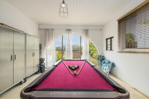 Enjoy pool games with your family