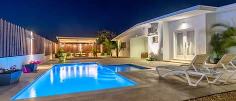 Relax in the tranquility of this private outdoor pool.
