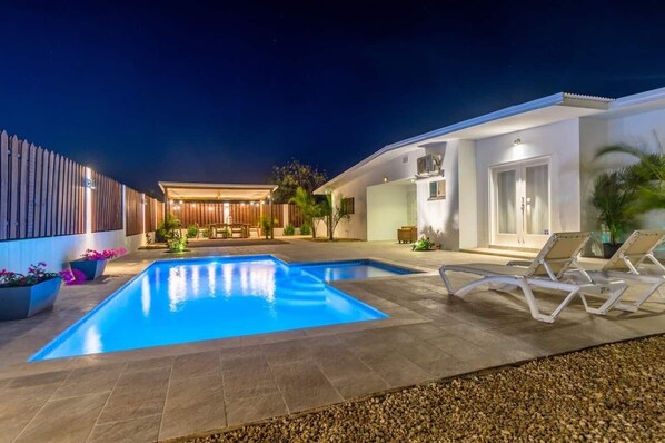 Relax in the tranquility of this private outdoor pool.