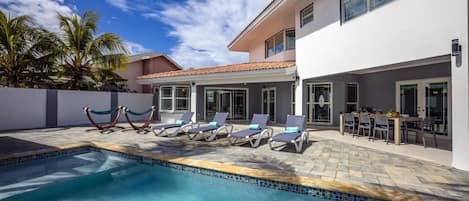  Indulge in the tranquility of our beautiful pool area.