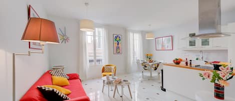 Living and dining room