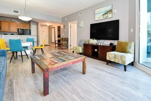 The Palms of Destin 1309 - Living Area with Flat Screen TV