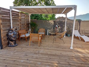 terrasse teck extérieur