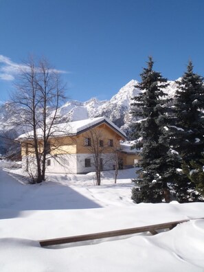 Aussicht Winter vom Terrasse 