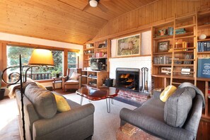 Sonoma Coast River Retreat Living Room to View