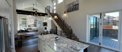 Kitchen and Dining Room Area