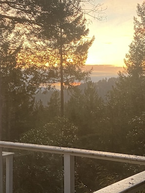 Blick von der Unterkunft