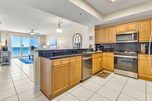 Kitchen with updated appliances