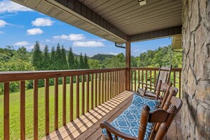 Enjoy the view from the front porch. 