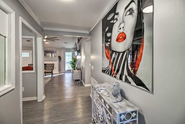 Front entrance to this beautiful home