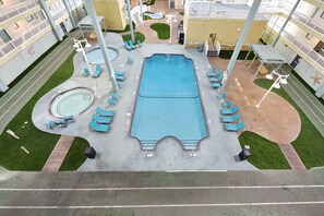 Building 3 indoor pool, hot tub, kiddie pool and indoor track