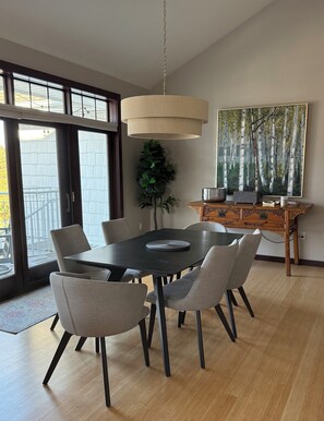 Enjoy your first sips of coffee in modern elegance with all convenience of home.