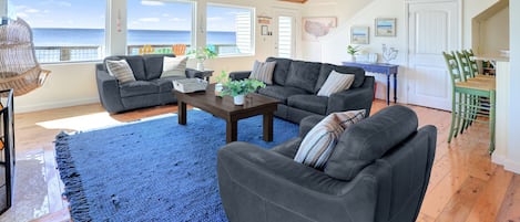 Living Room with Incredible Gulf Views