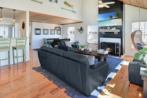 Living Room with Incredible Gulf Views