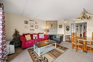 Heart of Gatlinburg's cozy living area