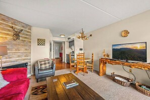 Heart of Gatlinburg's cozy living area