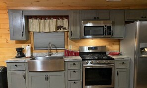 Kitchen fully stocked