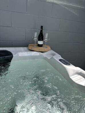 enjoy a spa after a long day mountain biking