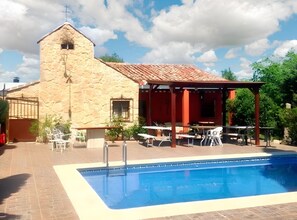 Vue sur piscine