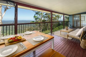 Take in the stunning view from this spacious balcony