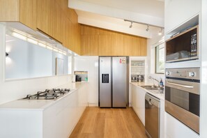 This kitchen is fully equipped with everything you'll need
