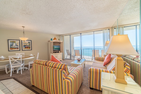 Welcome to Coastal Waves Escape, Edgewater 708T2 in beautiful Panama City Beach, Florida.
You will love this beachfront 2 bedroom, 2 bathroom condo!