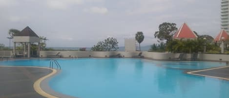 Swimming Pool located on the 5th Floor of the Building which includes Kids Pool