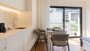 Kitchenette + Dining area #modern