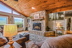Indoors, Furniture, Living Room, Fireplace, Home Decor