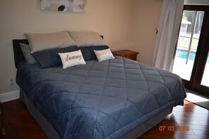 Master room - King size bed with plenty of space