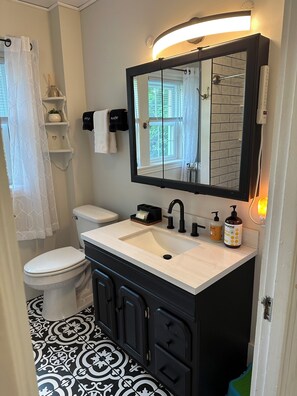 Newly remodeled (August 2023) full bathroom 