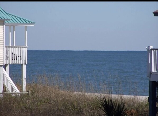 Beautiful Ocean views from front balcony