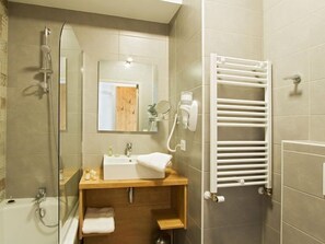 Get ready for your day in the bathroom.